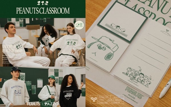 2024話題「卡通聯名服飾/單品」1：PAZZO x SNOOPY