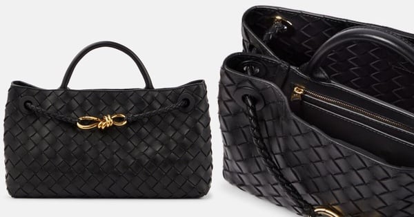 2024話題黑金精品/輕奢包推薦11：BOTTEGA VENETA Andiamo（小號），約NT$138,370