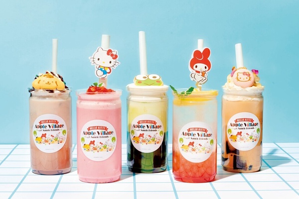 Kitty粉絲衝！親子餐廳推薦蘋果村Hello Kitty 餐點登場，還有酷洛米限定套餐必吃！