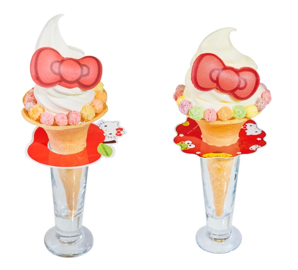 Kitty粉絲衝！親子餐廳推薦蘋果村Hello Kitty 餐點登場，還有酷洛米限定套餐必吃！
