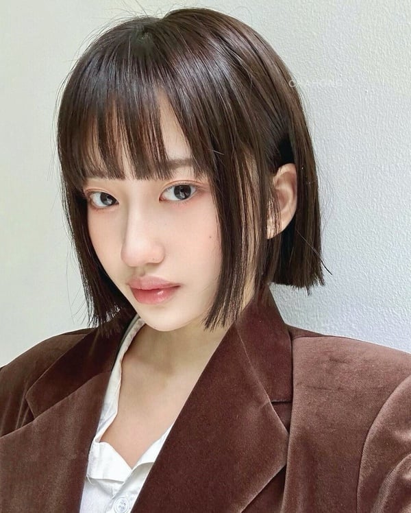 韓系貼頭皮髮型推薦+小臉重點