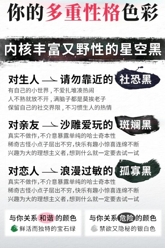妳個性很多變嗎？陸網超夯「多重性格色彩測驗」，測妳在人生、親友和另一半前的代表色