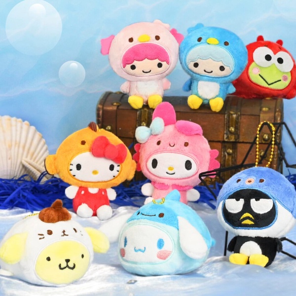 7-11「三麗鷗周邊」可愛登場！KITTY海洋吊飾、ZEBRA50週年筆必收，再推寶可夢睡覺玩偶