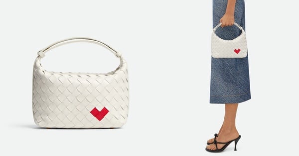 2024情人節包款推薦1：Bottega Veneta Mini Wallace編織皮革手提包，NT$73,500