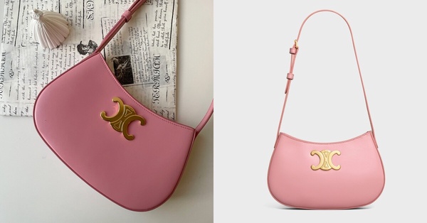 2024情人節粉色包款推薦5：CELINE中型TILLY手袋 CELINE BY HEDI SLIMANE，NT$83,000