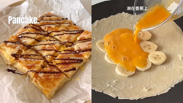 懶人「香蕉煎餅」做法！簡易版香蕉煎餅皮「用這」代替，教你手工餅皮麵團比例怎麼調