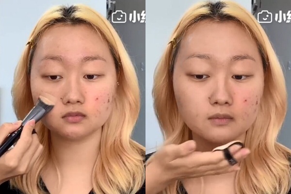 泛紅膚色怎麼畫出乾淨底妝？化妝師親授「黃色腮紅」遮瑕更自然，粉底更服貼持久