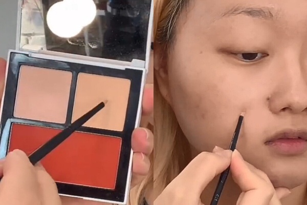 泛紅膚色怎麼畫出乾淨底妝？化妝師親授「黃色腮紅」遮瑕更自然，粉底更服貼持久