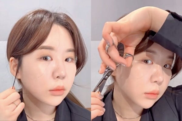 自帶小臉感！髮型師2步驟「髮際線修飾」剪法教學，修飾M字禿又顯瘦，綁髮更減齡顯嫩