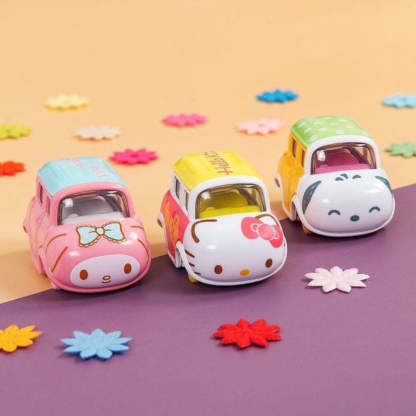 7-11「三麗鷗小汽車」抽抽樂!KITTY、酷洛米6款人氣角色登場,再推貓福珊迪招財喵公仔