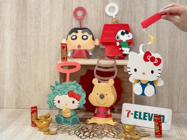 7-11「卡通燈籠」開賣！KITTY、蠟筆小新、史努比、維尼款可愛登場，再推CITY咖啡優惠