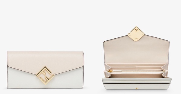 2024開運精品長夾推薦7:Fendi FF Diamonds長款皮夾,NT$22,900