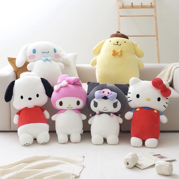 超巨大「三麗鷗抱枕」軟萌登場！KITTY、美樂蒂、酷洛米、大耳狗、布丁狗、帕恰狗都有