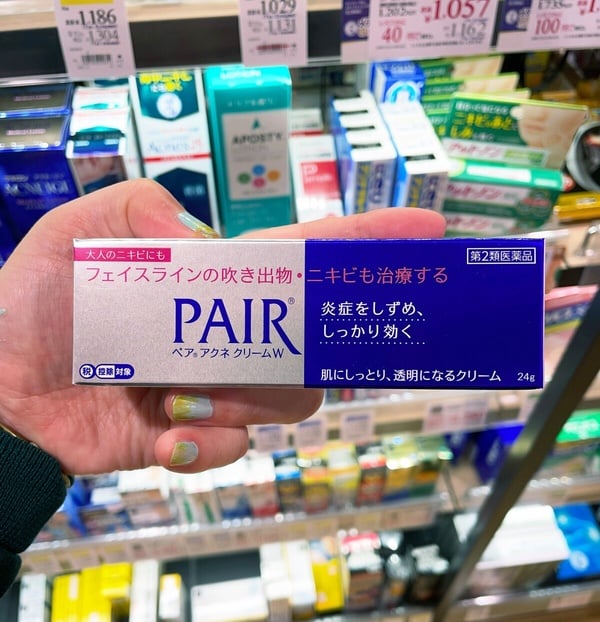 日本藥妝必買推薦１：PAIR 獅王痘痘藥膏（僅日本才買的到）
