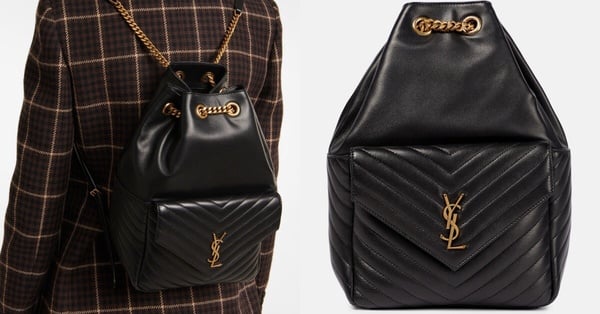 2024精品後背包推薦6:SAINT LAURENT JOE小羊皮背包,NT$92,650