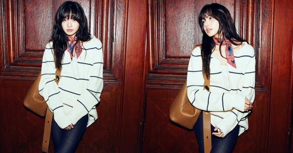 BLACKPINK Lisa愛用精品包:LOEWE Pebble輕巧水桶包,NT$89,000