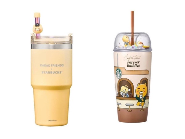 可愛滿分！星巴克ＸKAKAO FRIENDS系列登場，萊恩&amp;春植隨行杯、馬克杯、玩偶鑰匙圈必收