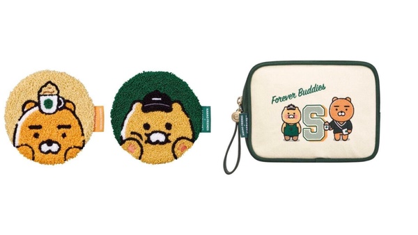 可愛滿分！星巴克ＸKAKAO FRIENDS系列登場，萊恩&amp;春植隨行杯、馬克杯、玩偶鑰匙圈必收