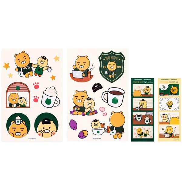 可愛滿分！星巴克ＸKAKAO FRIENDS系列登場，萊恩&amp;春植隨行杯、馬克杯、玩偶鑰匙圈必收