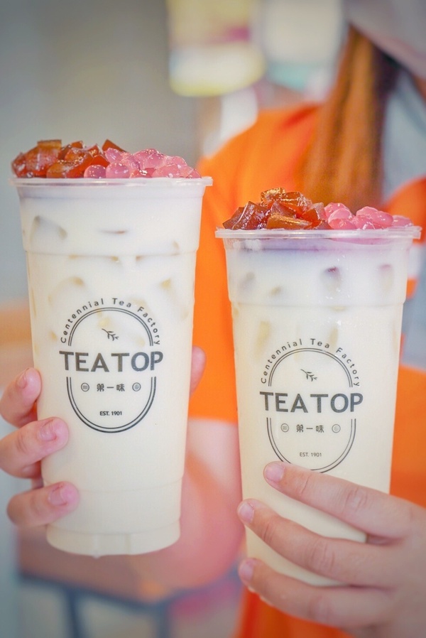 TEA TOP第一味「手搖新品、優惠」:TEA TOP第一味推全新「櫻紅粉粿靚奶茶」、新品優惠