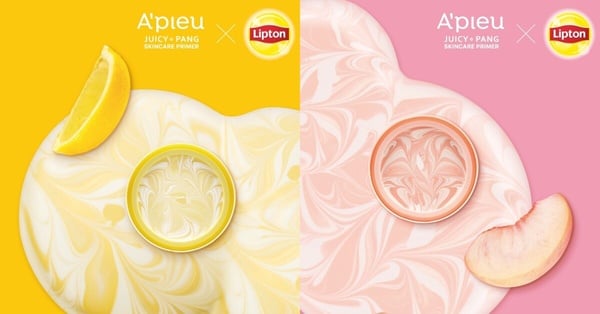 2024必收彩妝聯名推薦5:A`pieu × Lipton