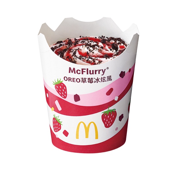 麥當勞草莓甜點！賣當勞「OREO草莓冰炫風、草莓優格雙餡派」回歸開賣
