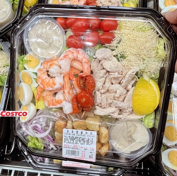 Costco好市多3月話題新品：鮭魚沙拉、鮮蝦沙拉堡、肉鬆生乳蛋糕、焦糖餅乾蛋糕必吃