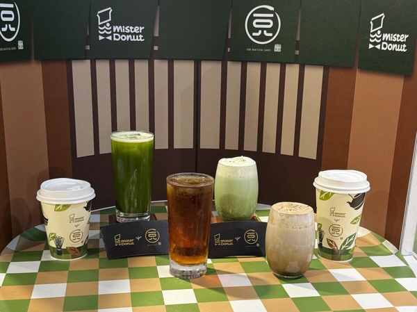 「Mister Donut x一〇八抹茶茶廊」14款新品!抹茶、焙茶蒙布朗QQ圈必吃,享買5送2優惠