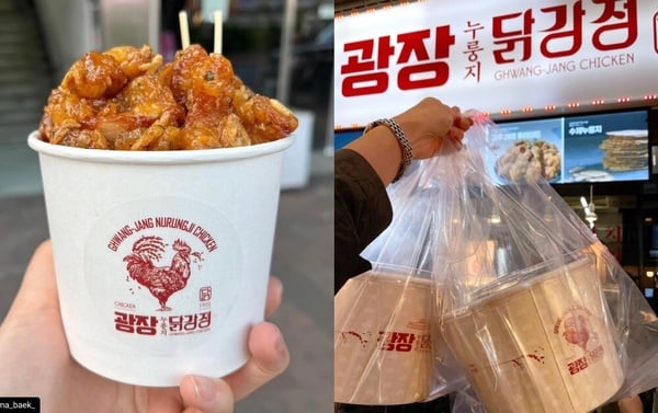 廣藏市場必吃美食7：광장 누룽지 닭강정 鍋巴炸雞
