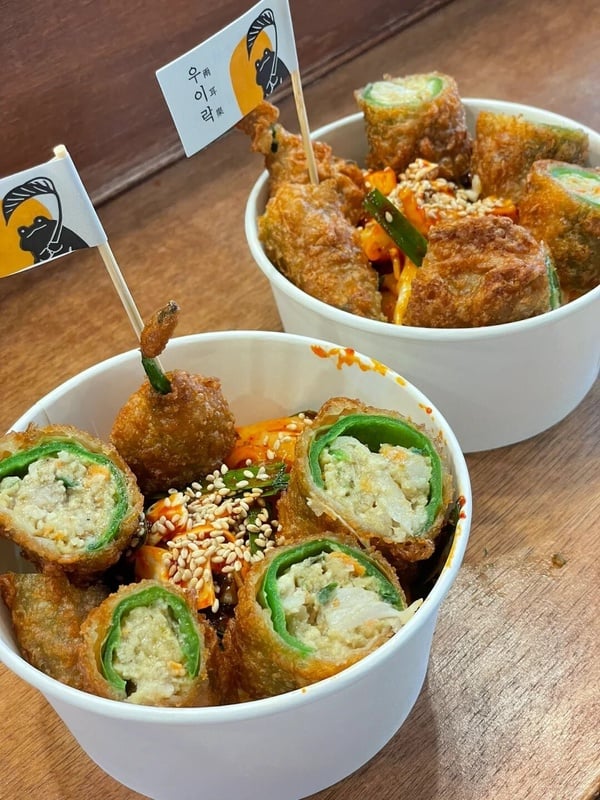 廣藏市場必吃美食8：우이락 광장시장점 雨耳樂炸辣椒包肉