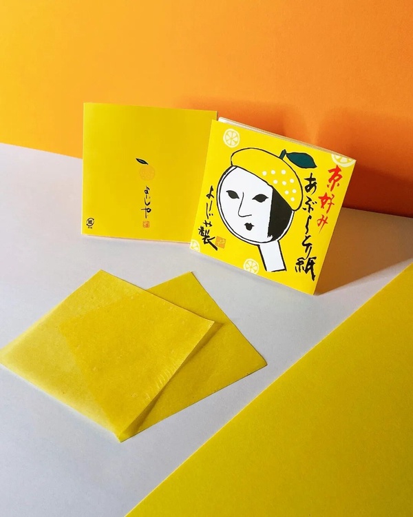 京都伴手禮推薦2：YOJIYA柚子吸油面紙