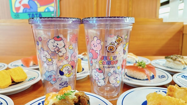 BT21周邊免費送!藏壽司「BT21集點」開跑,BT21抱枕、BT21環保隨行杯集點免費入手!