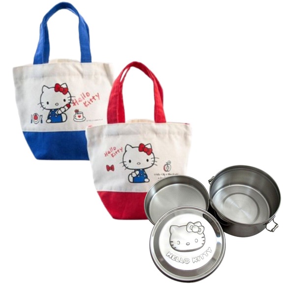 Hello Kitty不鏽鋼圓形雙層便當盒售價899元