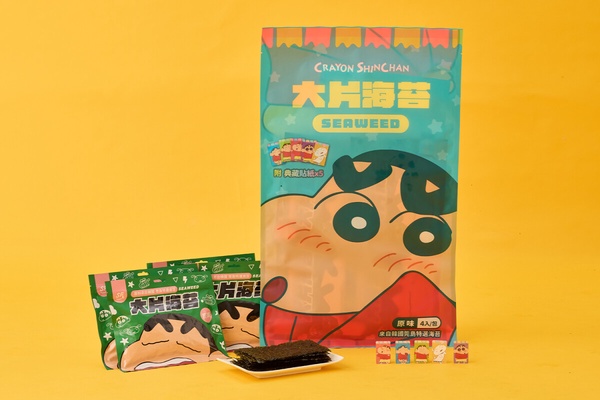 跟蠟筆小新一樣高的海苔!蠟筆小新特大版大包海苔即日起開賣,高達140公分優惠價入手