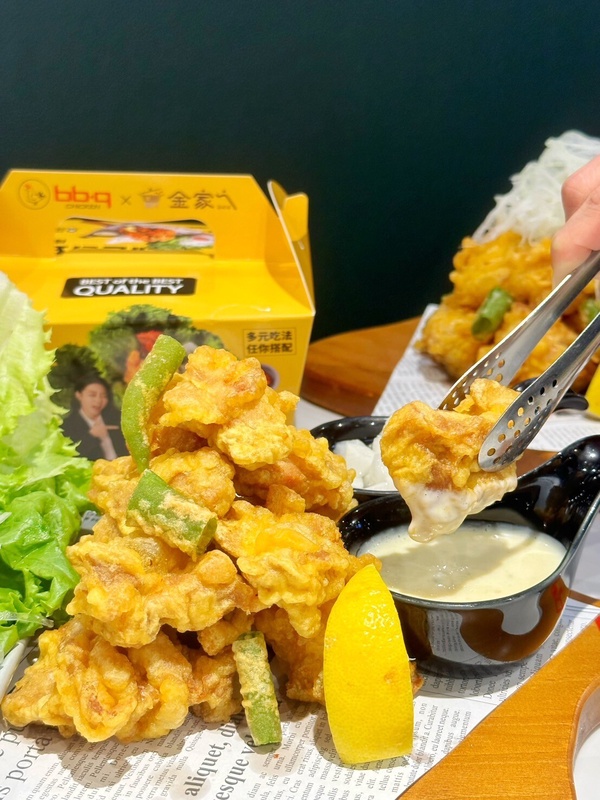 bb.q CHICKEN「炸雞速食新品/優惠」:bb.q CHICKEN再度推金針菇聯名新品