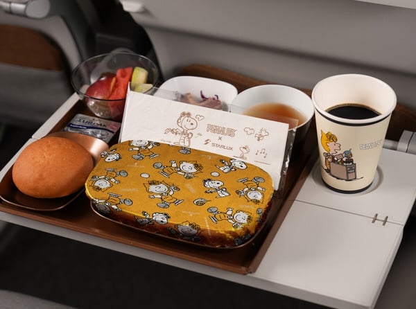 星宇航空史努比主題航班滿滿的史努比！