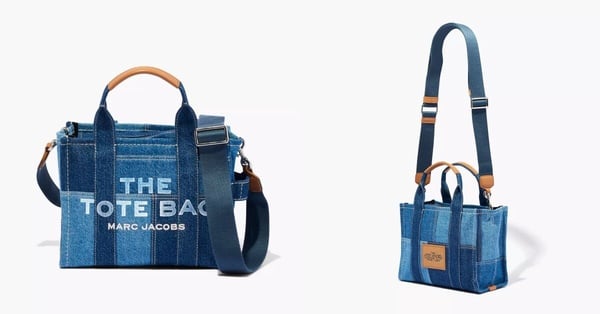 2024話題牛仔包推薦10：Marc Jacobs THE DENIM SMALL TOTE BAG，NT$10,500