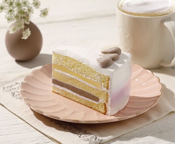 星巴克必吃新品！星巴克推芋泥布蕾蛋糕！