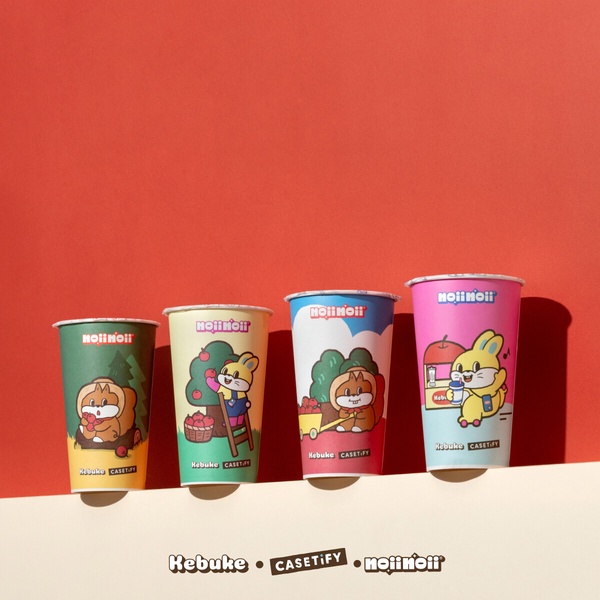 買一送一!可不可聯名noii noii、CASETiFY推新品「紅玉熟成、茉玉春蘋」,再推環保杯