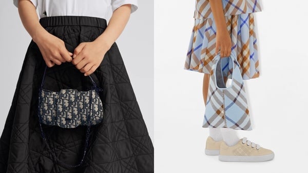 精品「童裝包包」超好買！Dior老花腋下包、BURBERRY托特包，最低不用兩萬無痛收