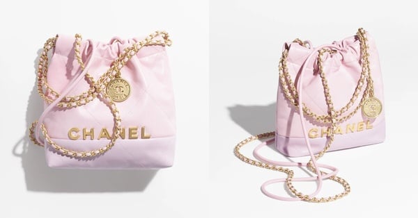 2024香奈兒CHANEL「嫩粉色單品」推薦:CHANEL 22 迷你包,NT$180,600