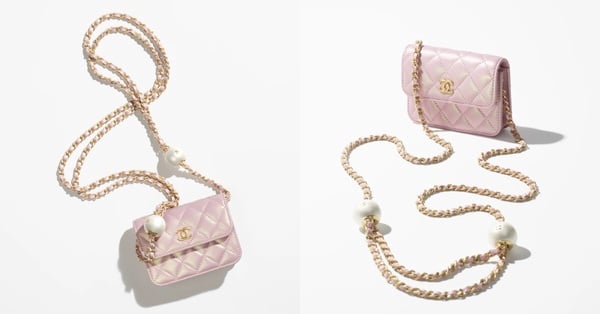 2024香奈兒「嫩粉色單品」推薦:CHANEL鏈子小包,NT$98,300