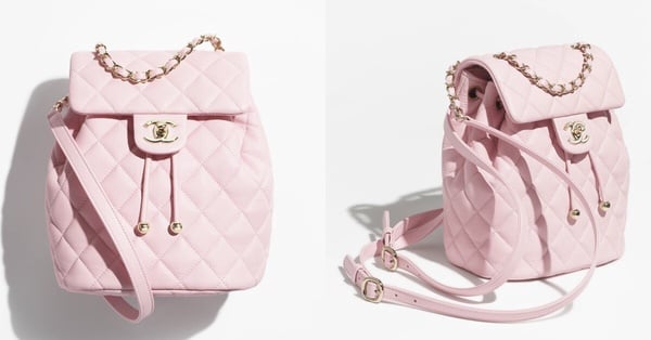 2024香奈兒「嫩粉色單品」推薦:CHANEL後背包,NT$ 203,800