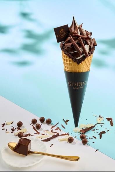 GODIVA霜淇淋買一送一優惠不限口味、可寄冰