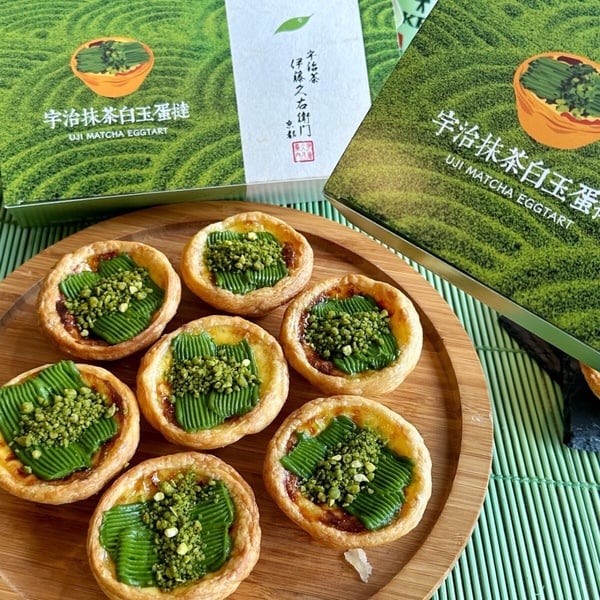 抹茶控吃肯德基蛋撻!肯德基聯名日本伊藤久右衛門推「宇治抹茶白玉蛋撻」8折優惠開吃