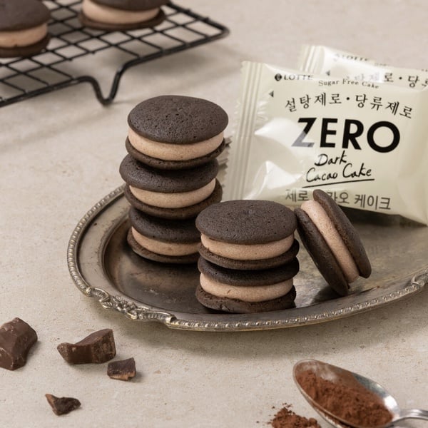 韓國必買零食推薦#8:LOTTE Zero 零糖低卡巧克力小蛋糕