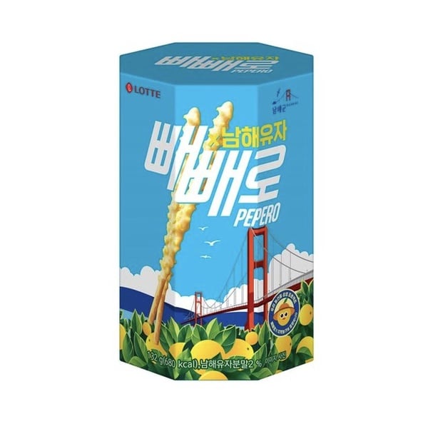 韓國必買零食推薦#17:LOTTE Pepero 南海柚子味巧克力棒