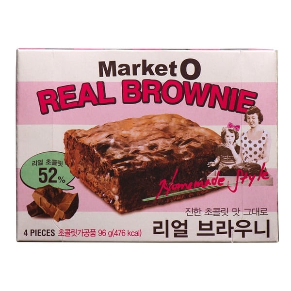 韓國必買零食推薦#14:Market O 巧克力布朗尼蛋糕