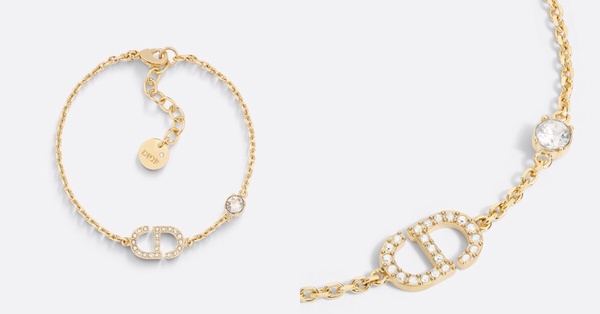 2024入門級「精品手鍊/手環」推薦:Dior Petit CD 手鍊,NT$14,500