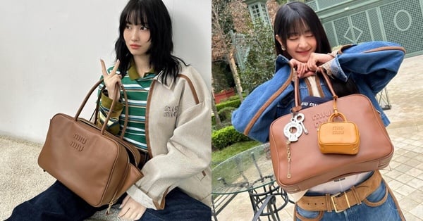 精品保齡球包推薦4:Miu Miu 帆布手挽手袋,NT$85,000